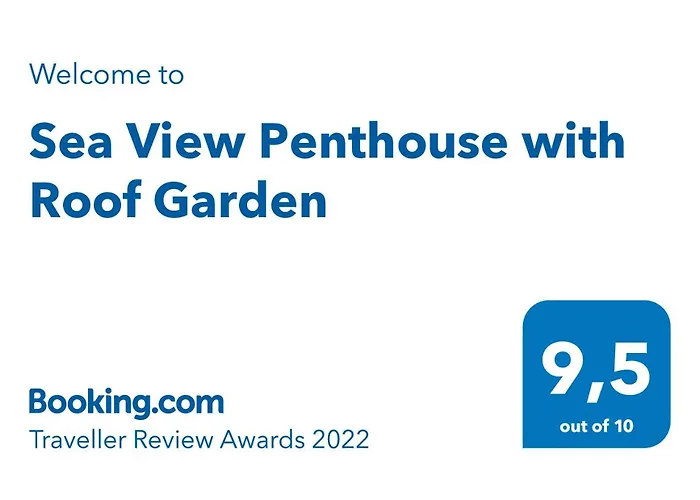 Sea View Penthouse With Roof Garden