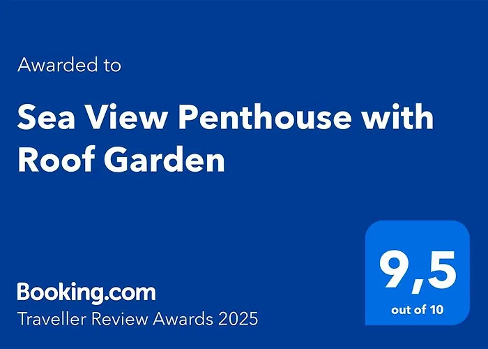 Sea View Penthouse With Roof Garden