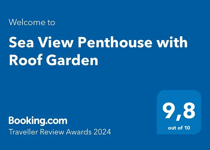Sea View Penthouse With Roof Garden